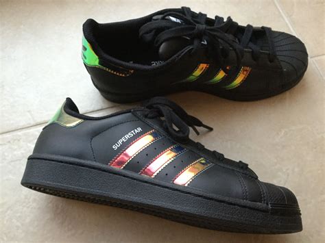 adidas superstar schwarz hologramm|Adidas Superstar original shoes.